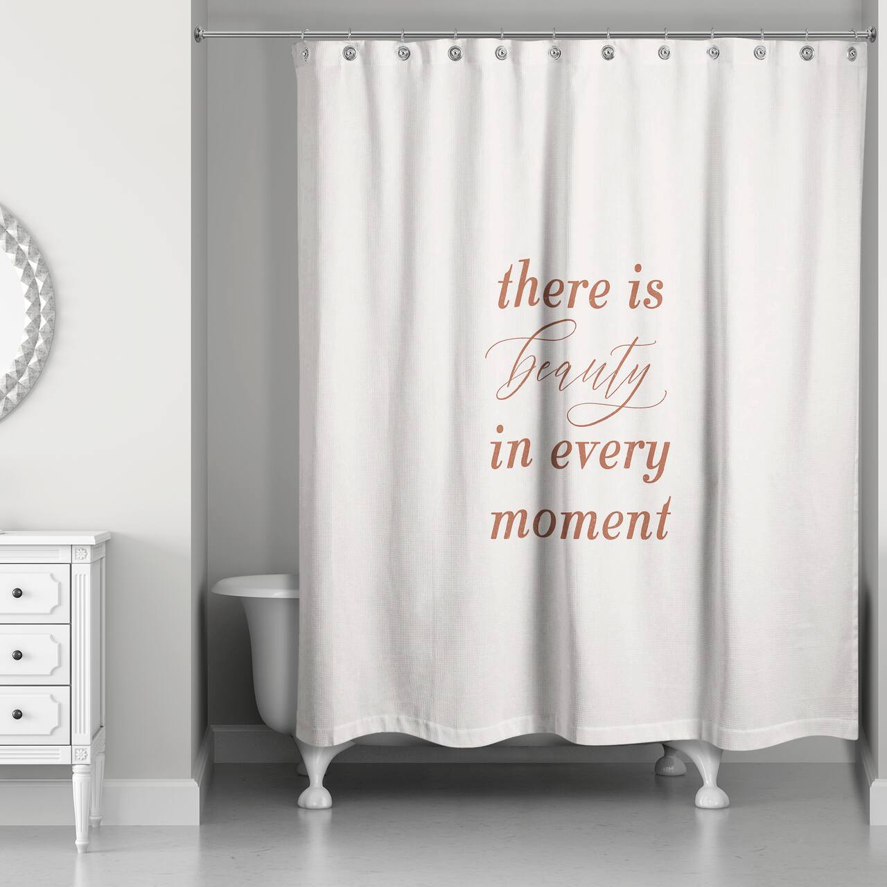 Beauty in Every Moment 71" x 74" Shower Curtain